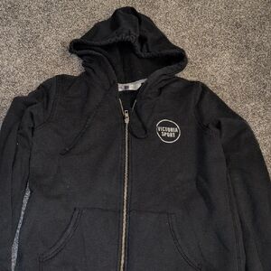 Victoria's Secret Sport Charcoal Zip-Up Jacket